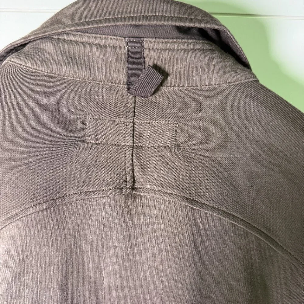 rag & bone Shacket Long Sleeve Shirt Jacket Coco Silver Brown Sz XS -RN 108879